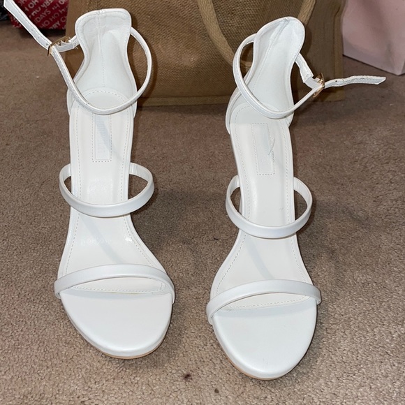 Forever 21 Shoes - Brand New White 3 Strap F21 Pump (sz 8)